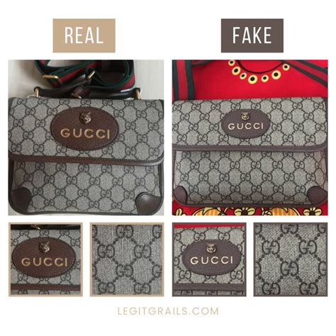 gucci backpack original vs fake